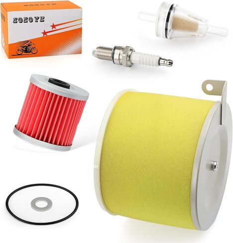 Air Filter + Guide kit w/Oil Filter For Kawasaki Bayou 220 250 KLF 220 250 1988-2011 Bayou 300 KLF300-B 1988 in Saudi Arabia