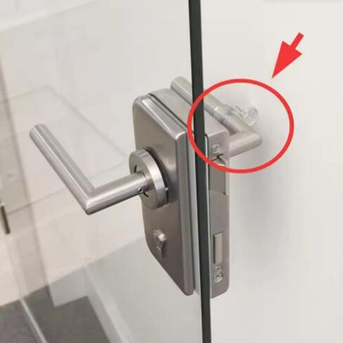 5PCS Door Handle Buffer Transparent Silicone Door Stopper Wall Protector Safety Anti-Collision Shock Absorber Pads in Saudi Arabia