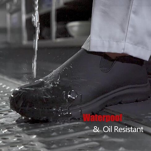 أحذية عمل مضادة للانزلاق للرجال والنساء، حذاء خدمة الطعام مقاوم للماء والزيوت، Zapatos de Trabajo para in Kuwait