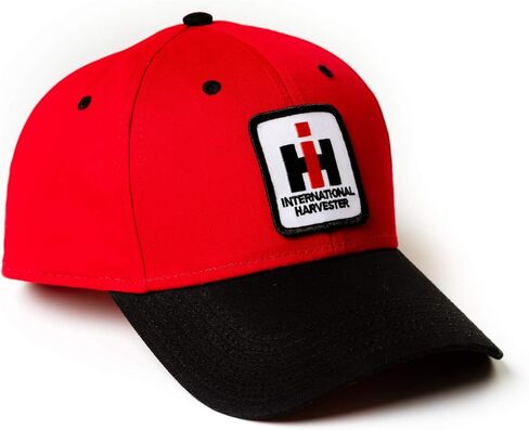 قبعة بشعار J&D Productions International Harvester IH، باللون الأحمر والأسود in Saudi Arabia