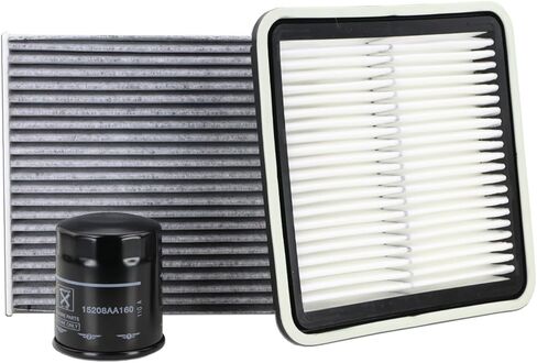 Kefly CA9997 Engine Air Filter & 15208AA21A Oil Filter & CF10285 Cabin Air Filter Fit for 2010-2019 Subaru Legacy Outback in Kuwait