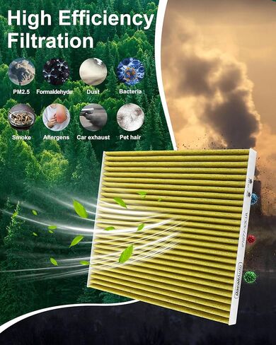 3.5L GAS ONLY Dacall Air Filter Set fit for Nissan Pathfinder (2013-2020), Murano (2015-2024), Maxima (2016-2023), Altima (2013-2018), for INFINITI QX60 (2014-2020), Replace 16546-AA020 27277-3JC1A in Kuwait