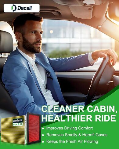 3.5L GAS ONLY Dacall Air Filter Set fit for Nissan Pathfinder (2013-2020), Murano (2015-2024), Maxima (2016-2023), Altima (2013-2018), for INFINITI QX60 (2014-2020), Replace 16546-AA020 27277-3JC1A in Kuwait