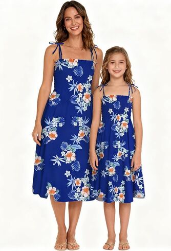 SANGTREE Family Matching Hawaiian Outfits Men Women Girl Boy Clothes, 2T - X-Large in Kuwait