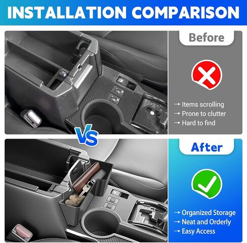 ترقية وحدة التحكم المعلقة المنظم تناسب 2010-2024 Toyota 4Runner وحدة التحكم المركزية صينية تخزين مسند الذراع صندوق معلق متوافق مع الملحقات الداخلية 4Runner (ترقية وحدة التحكم المعلقة) in Kuwait