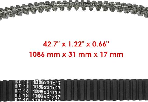 Caltric 1323283 3211142 7518412 Primary Drive Clutch With Belt & Bolt Compatible with Polaris RZR 900 2016-2023 in Saudi Arabia