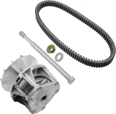 Caltric 1323283 3211142 7518412 Primary Drive Clutch With Belt & Bolt Compatible with Polaris RZR 900 2016-2023 in Saudi Arabia