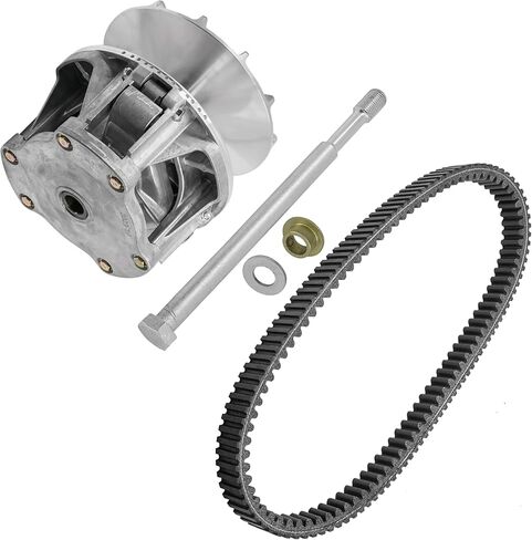 Caltric 1323283 3211142 7518412 Primary Drive Clutch With Belt & Bolt Compatible with Polaris RZR 900 2016-2023 in Saudi Arabia