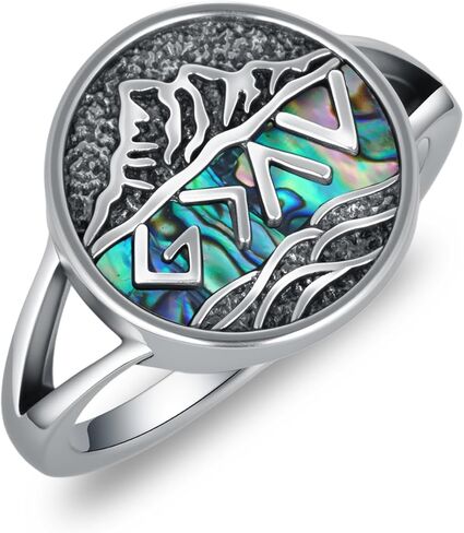 God Is Greater Than The Highs And Lows Ring 925 Sterling Silver Highs And Lows Mountain Jewelry Gifts For Women in Kuwait
