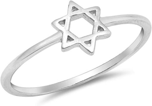 CloseoutWarehouse 925 Sterling Silver Little Star of David Ring in Kuwait