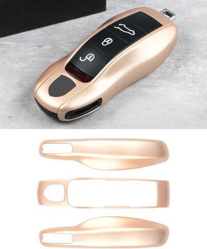 Key Case Key Cover for Porsche Macan Cayenne 718, Car Key Protection Keychain for Porsche Cayman Panamera 911 Boxster (Shark Blue) in Kuwait