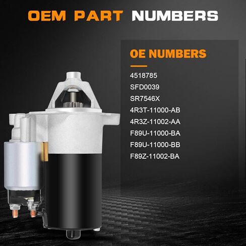 ALEGE Starters High Torque Starter Motor for Ford Aerostar 1997,for Ford Explorer 1997-2010,for Ford Explorer Sport Trac 2007 2009-2010,for Ford Mustang 2005-2010,for Ford Ranger 1998-2011 in Kuwait