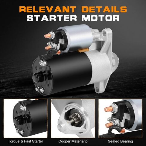 ALEGE Starters High Torque Starter Motor for Ford Aerostar 1997,for Ford Explorer 1997-2010,for Ford Explorer Sport Trac 2007 2009-2010,for Ford Mustang 2005-2010,for Ford Ranger 1998-2011 in Kuwait