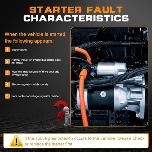 ALEGE Starters High Torque Starter Motor for Ford Aerostar 1997,for Ford Explorer 1997-2010,for Ford Explorer Sport Trac 2007 2009-2010,for Ford Mustang 2005-2010,for Ford Ranger 1998-2011 in Kuwait