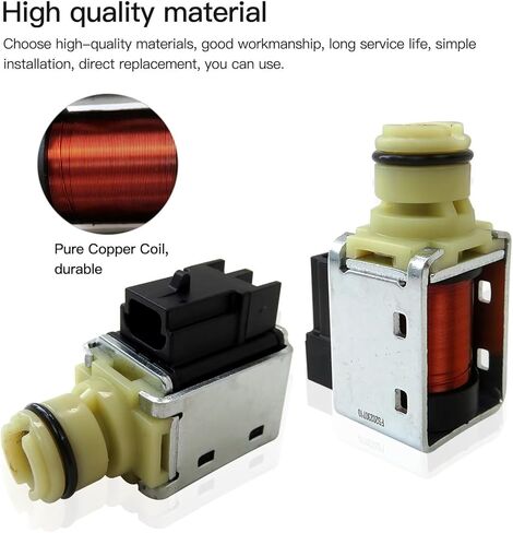 2 Pcs 24230298 4L60E 4L65E Automatic Transmission Shift Solenoid Replacement for S10 S15 Jimmy Sonoma 1993-2004 L4 2.5L V6 4.3L 4SPD RWD 4x4 in Saudi Arabia