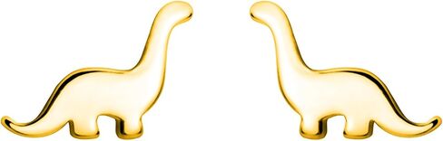 Tiny Dinosaur Stud Earrings for Women Silver Plated Hypoallergenic Cute Small Tanystropheus Dino Mini Studs Cartilage Post Dainty Minimalist Piercing Jewelry Gifts in Kuwait