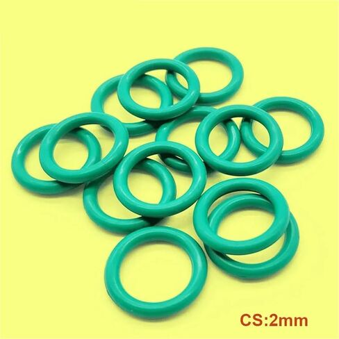 CS 2 مم O-RING الفلور المطاط ختم الزيت طوقا حلقات O (OD 5.5 مم (50 قطعة)) in Kuwait
