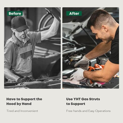 YHTAUTO استبدال الصدمات بدعامات الغاز الخلفية لسيارات BMW 2000 323Ci/328Ci، 1999-2000 323i، 2001-2006 325Ci/330Ci/M3، 2001-2005 325i/325xi/330i/330xi، 1998-2000 328i، مجموعة من دعامتين للرفع in Saudi Arabia