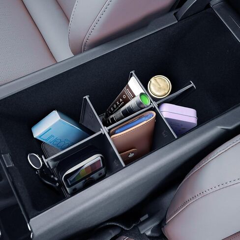 فواصل وحدة التحكم المركزية TACOBRO متوافقة مع ملحقات Toyota Camry (XSE/XLE/SE/LE) 2025 2026، منظم تخزين تحت المقعد من الجيل التاسع Camry in Saudi Arabia