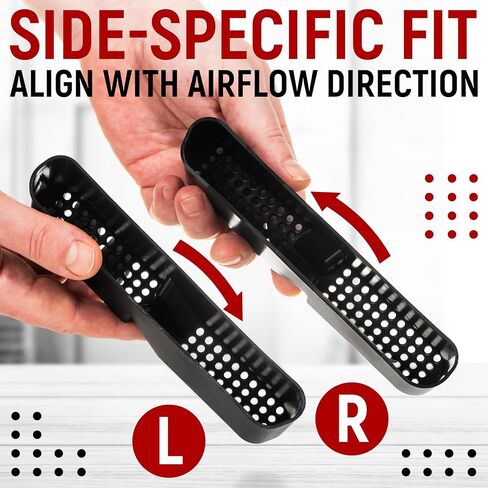 Car Air Vent Trim Covers Compatible with BMW X5/X6/X7 2019-2024, Durable Plastic Air Outlet Vent Protect, Set of 2 in Kuwait