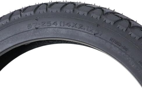 14X2.125 Tubeless Tire, 14 X 2.125 Electric Bike Tire with Angled Valve Compatible with 14 Inch Electric Folding Bike, Electric Scooters，E-Bikes and more in Kuwait