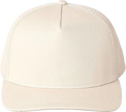 MIRMARU Solid Color Plain 5 Panels Trucker Baseball Cap with Mesh Back Hat for Men Women in Saudi Arabia