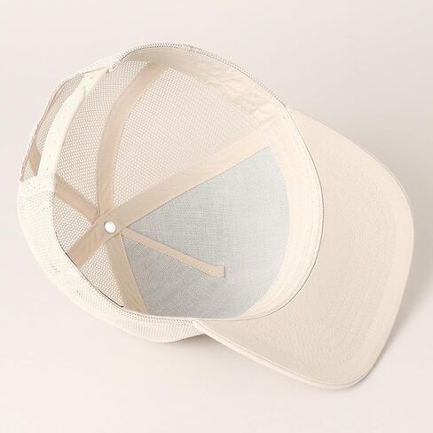 MIRMARU Solid Color Plain 5 Panels Trucker Baseball Cap with Mesh Back Hat for Men Women in Saudi Arabia