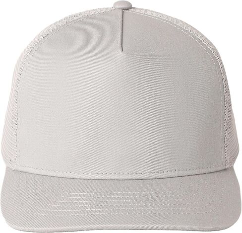 MIRMARU Solid Color Plain 5 Panels Trucker Baseball Cap with Mesh Back Hat for Men Women in Saudi Arabia