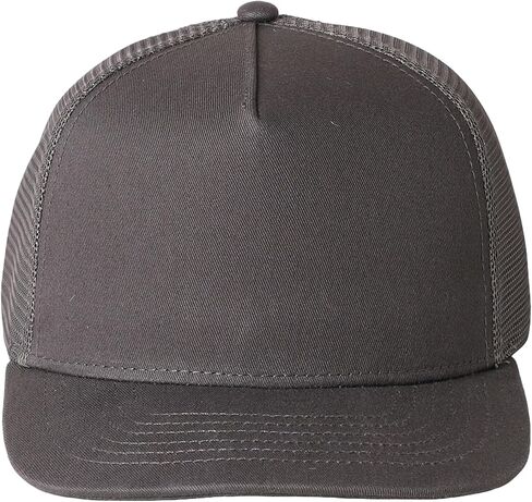 MIRMARU Solid Color Plain 5 Panels Trucker Baseball Cap with Mesh Back Hat for Men Women in Saudi Arabia
