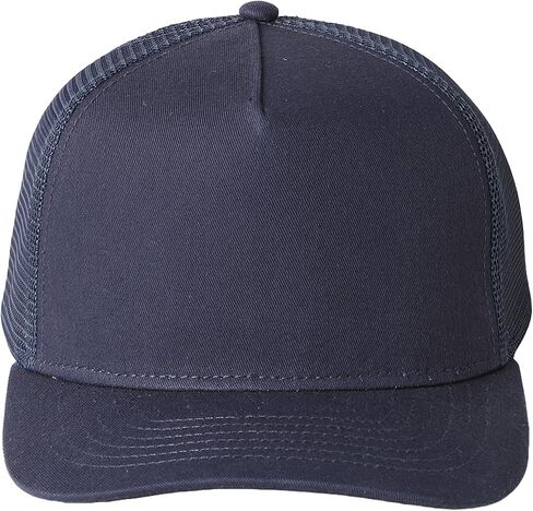 MIRMARU Solid Color Plain 5 Panels Trucker Baseball Cap with Mesh Back Hat for Men Women in Saudi Arabia