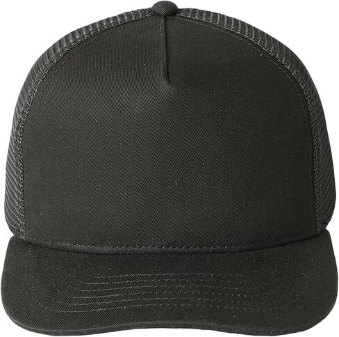 MIRMARU Solid Color Plain 5 Panels Trucker Baseball Cap with Mesh Back Hat for Men Women in Saudi Arabia