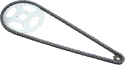 T8F Front and Rear Sprocket Chain High Strength for Mini Dirt ATV Pocket Bikes - Upgrade Your Mini Bikes with HighStrength Sprocket Chain in Saudi Arabia