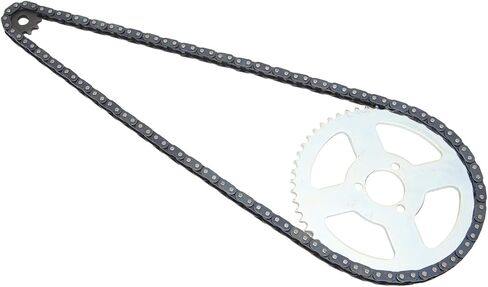 T8F Front and Rear Sprocket Chain High Strength for Mini Dirt ATV Pocket Bikes - Upgrade Your Mini Bikes with HighStrength Sprocket Chain in Saudi Arabia