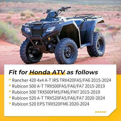 M MATI الخلفي التفاضلي تحمل مجموعة سدادات الختم لهوندا رانشر 420 4x4 2015-2024 روبيكون 500 520 2015-2024 91251-HL3-A01 91251-HR6-A61 96100-62070-00 06910-HR6-B00 in Kuwait