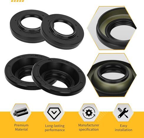 M MATI الخلفي التفاضلي تحمل مجموعة سدادات الختم لهوندا رانشر 420 4x4 2015-2024 روبيكون 500 520 2015-2024 91251-HL3-A01 91251-HR6-A61 96100-62070-00 06910-HR6-B00 in Kuwait