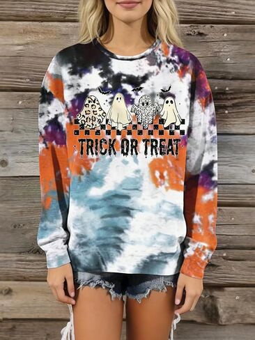 Sweatshirts for Plus Size Women Crewneck Long Sleeve Lightweight Pullover Sweaters Fashion Tops Outfits in Saudi Arabia
