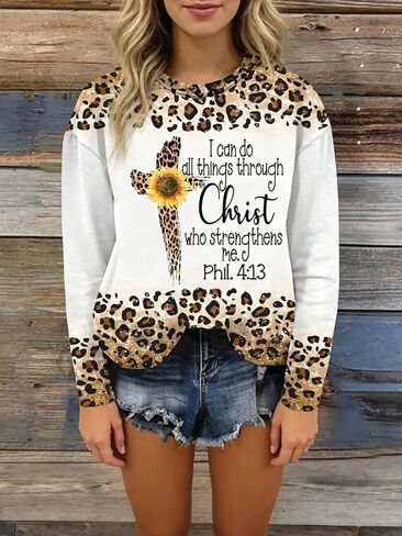 Sweatshirts for Plus Size Women Crewneck Long Sleeve Lightweight Pullover Sweaters Fashion Tops Outfits in Saudi Arabia