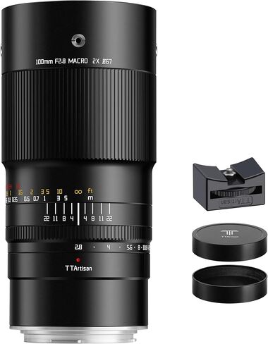 TTArtisan 100mm F2.8 Macro 2X Full Frame Camera Lense Compatible with Fuji GFX-Mount Camera Fuji GFX-Mount Camera GFX100, GFX100II, GFX 50S, GFX 50SII, GFX 50R, GFX100S, GFX100SII in Saudi Arabia