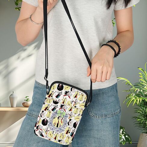 BWWKTOP Villain Cruella Crossbody Bag Devil Witch Fans Gift Evil Queen Shoulder Bag Villain Merch in Saudi Arabia