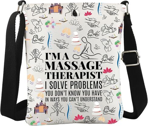 WCGXKO Massage Therapist Appreciation Gift Massage Teacher Student Gift Massage Therapy Graduation Crossbody Body in Saudi Arabia