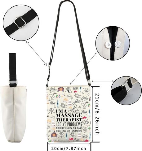 WCGXKO Massage Therapist Appreciation Gift Massage Teacher Student Gift Massage Therapy Graduation Crossbody Body in Saudi Arabia