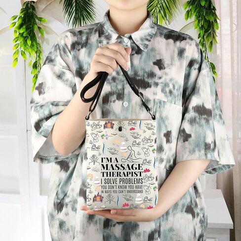 WCGXKO Massage Therapist Appreciation Gift Massage Teacher Student Gift Massage Therapy Graduation Crossbody Body in Saudi Arabia