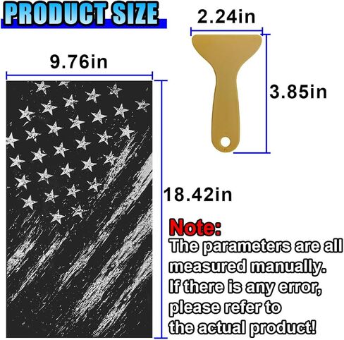 2PCS American Flag Car B-Pillar Sticker Decal, 18.4''×9.7'' Vinyl Wrap Auto Center Pillar Sticker, Waterproof Auto Side Door Trim Decoration Decal, Personalized Car Door Pillar Stickers (K13) in Saudi Arabia