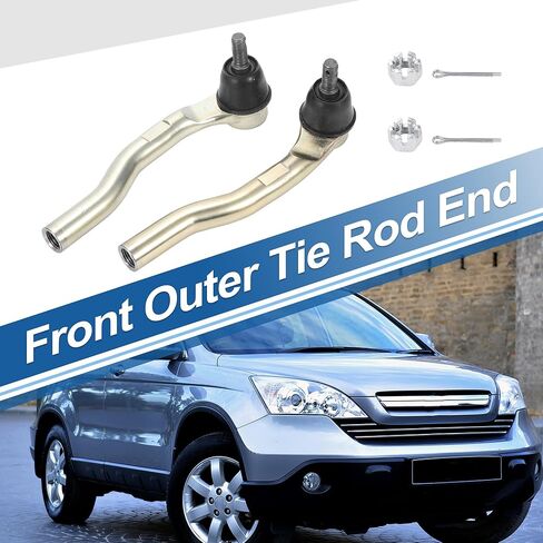 X AUTOHAUX 2pcs Front Outer Tie Rod Ends Kit Suspension Steering Tie Rod End for Honda CR-V 2017-2019 Drag Link No.53560TLAA51/53540TLAA51 in Saudi Arabia