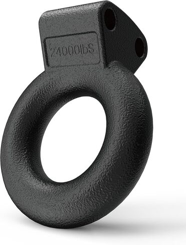 DEEAGLE Pintle Hitch Lunette Ring, 24,000LBS Towing Weight, Pinle Hitch with Lunette, Tow Eye for Adjustable Channel Bracket, Trailers and Towing Accessories in Kuwait