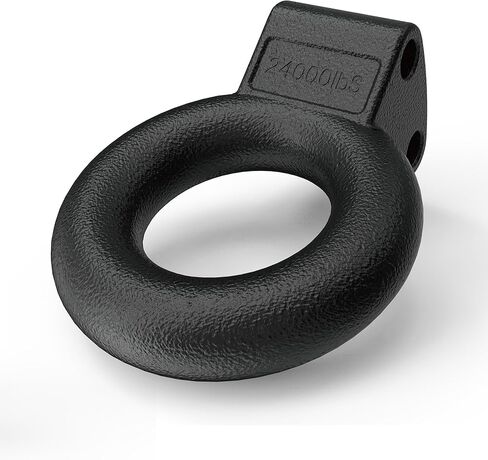 DEEAGLE Pintle Hitch Lunette Ring, 24,000LBS Towing Weight, Pinle Hitch with Lunette, Tow Eye for Adjustable Channel Bracket, Trailers and Towing Accessories in Kuwait