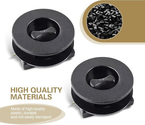 4 PCS Car Carpet Fixing Clips, Anti-Slip Locking Floor Mat Fastener, ABS Plastic Floor Mat Retainer Clips, Universal for Cars Portable Fixing Device (Black) in Kuwait