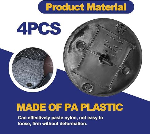 4PCS Floor Mat Fastener, Car Floor Mat Clips Replacement for B M VV 1, 3, 5, 6, 7, X3, X4, X5, X6 series, Car Mat Clips/Fixings/Fasteners Floor Twist Lock T Shape Mini F10 in Kuwait