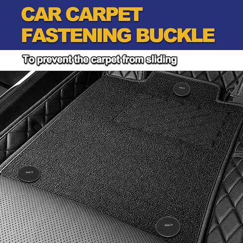 4PCS Floor Mat Fastener, Car Floor Mat Clips Replacement for B M VV 1, 3, 5, 6, 7, X3, X4, X5, X6 series, Car Mat Clips/Fixings/Fasteners Floor Twist Lock T Shape Mini F10 in Kuwait