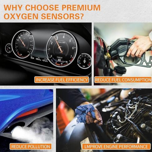 2 قطعة مستشعر O2 المنبع والمصب لـ Civic 2016-2020 1.5L, CRV CR-V 2017-2020 1.5L.OE #234-5724 234-8027 in Kuwait